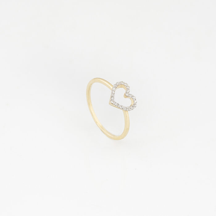 Tiny Heart Ring | Gold – Pigment