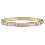 BAGGUETTES & ROUND CHANNEL SETTING BRACELET