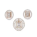 BIG OVAL PENDANT SET